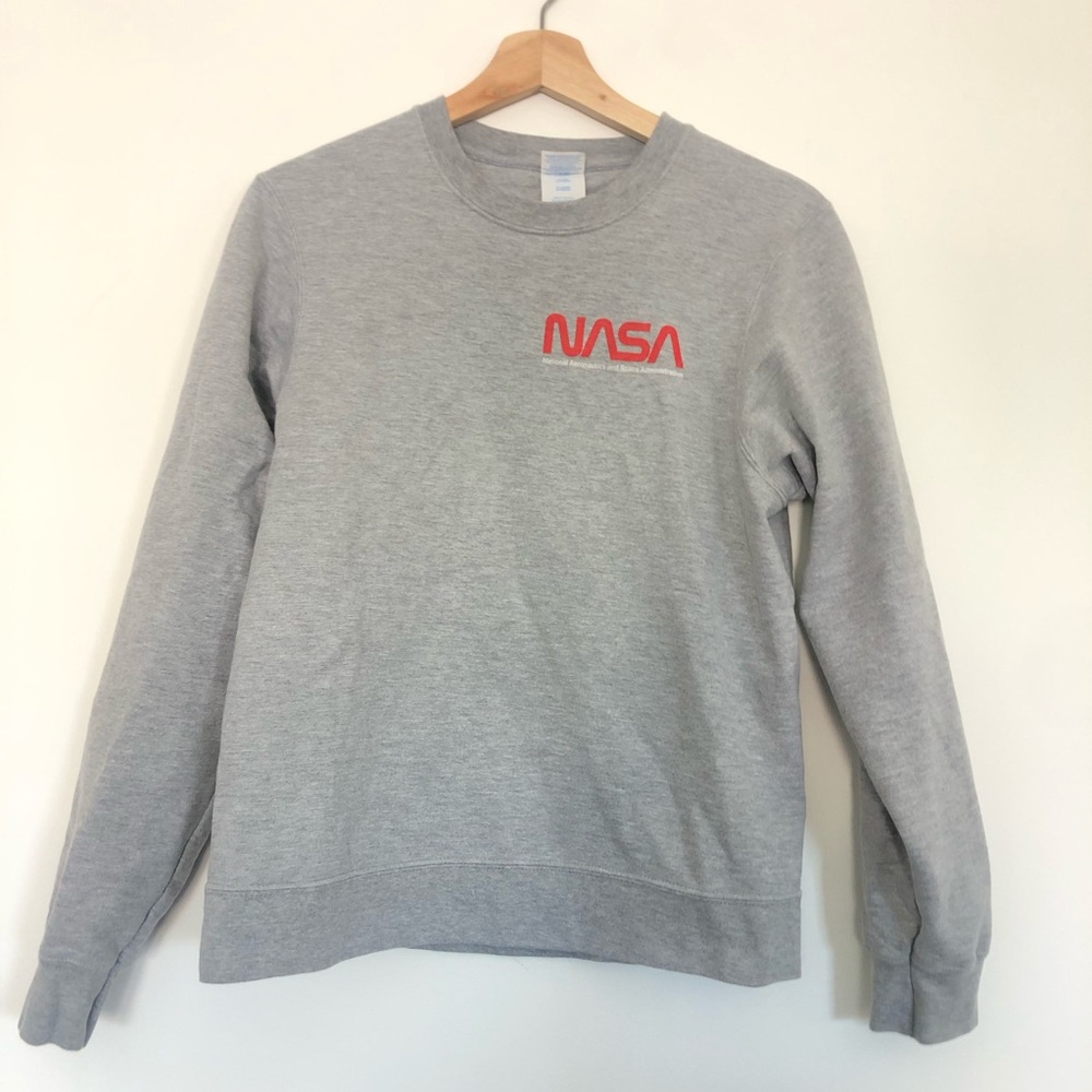 NASA Gray Crewneck Sweatshirt